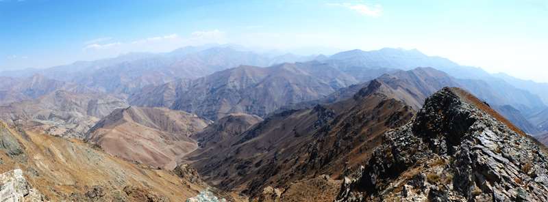 قله سیاه سنگ از روستای سنگان