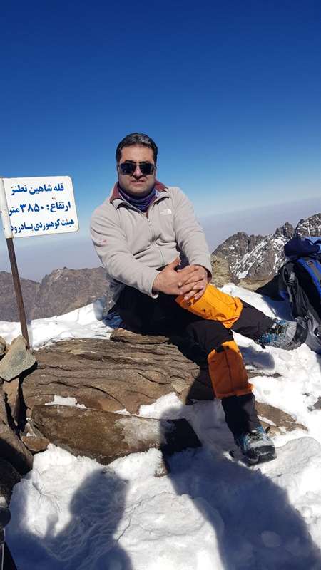قله شاهین نطنز از مسیر روستای کشه