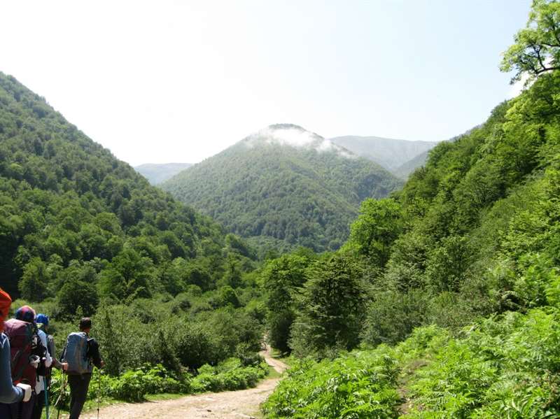 قله گرگ از روستای واز - رودبارک آمل