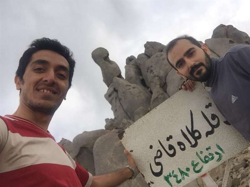 روستای سیمین دشت عربخان،خط راس کلاه قاضی تا یخچال.