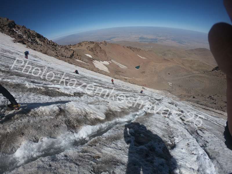 یخچال غربی سبلان مرداد ماه 1398