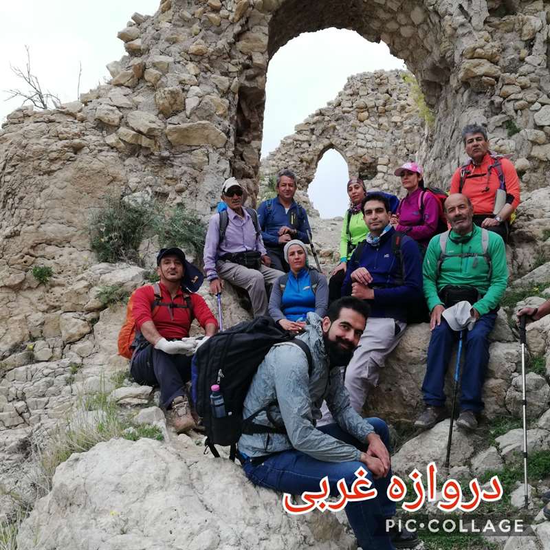 قلعه سفید ممسنی(دروازه غربی ب شرقی) و ابشارتنگسا