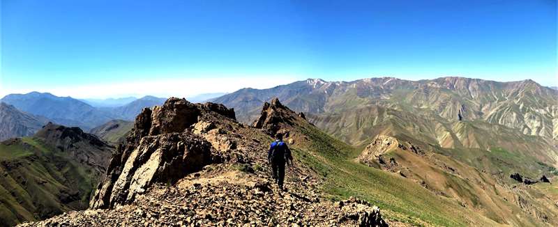 قله "الله بند" از روستای"آهار"